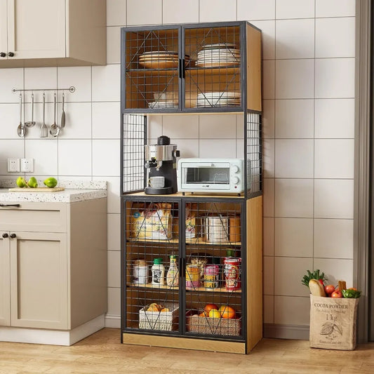 72in Kitchen Pantry Storage Cabinet