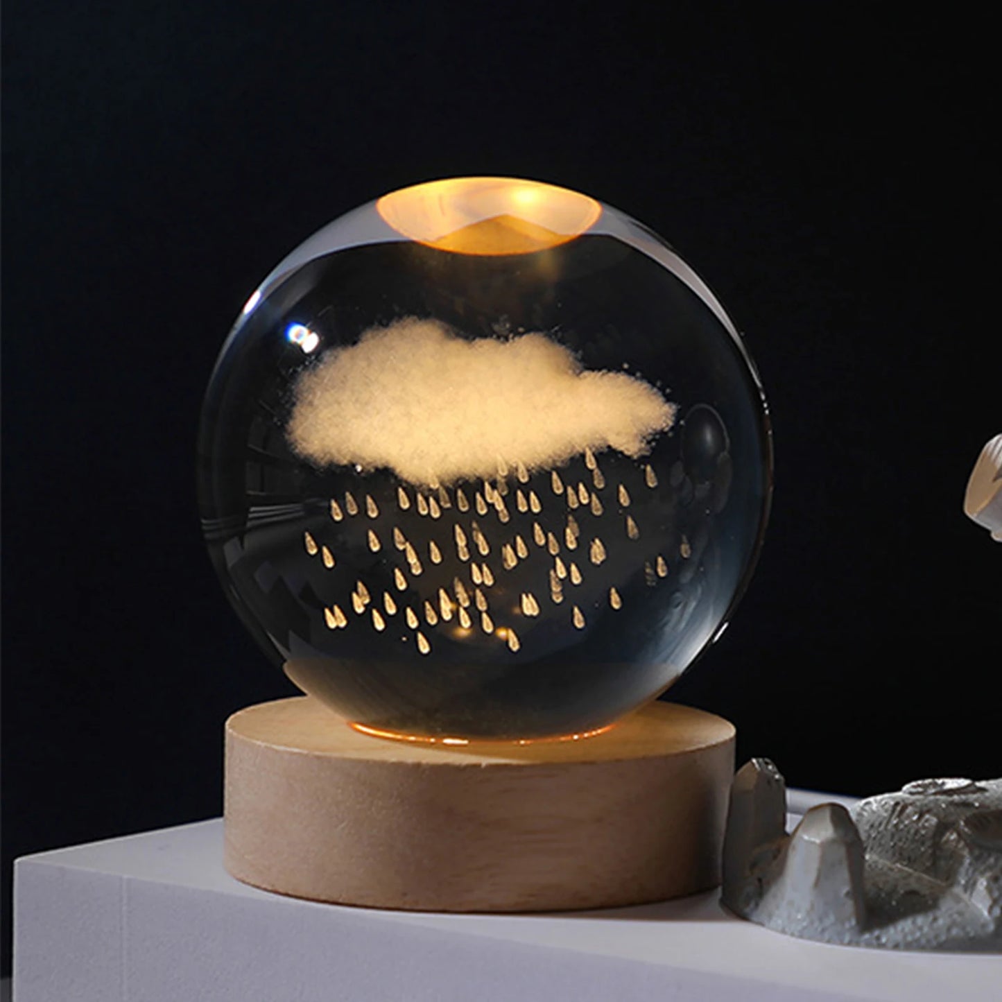 Glowing Crystal Ball Night Light