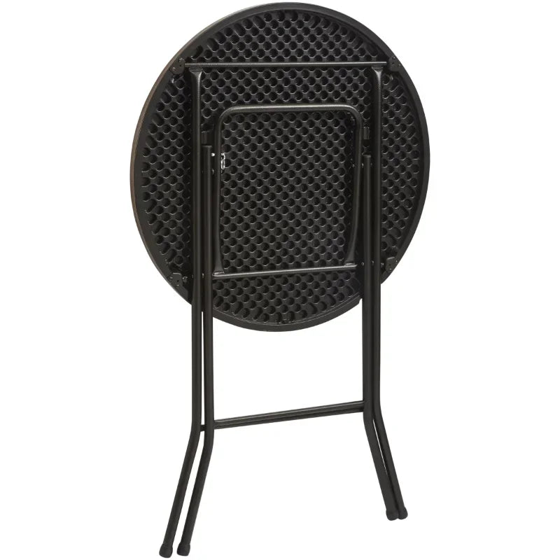 31" High-Top Round Folding Table,