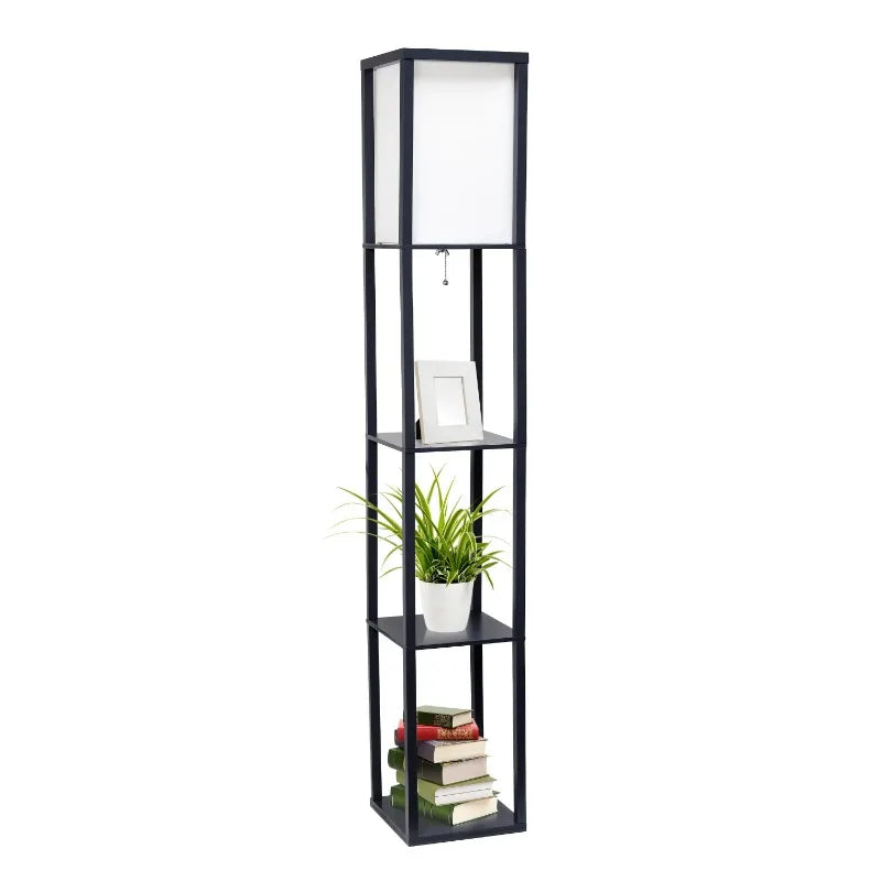 Floor Lamp with Storage Shelf