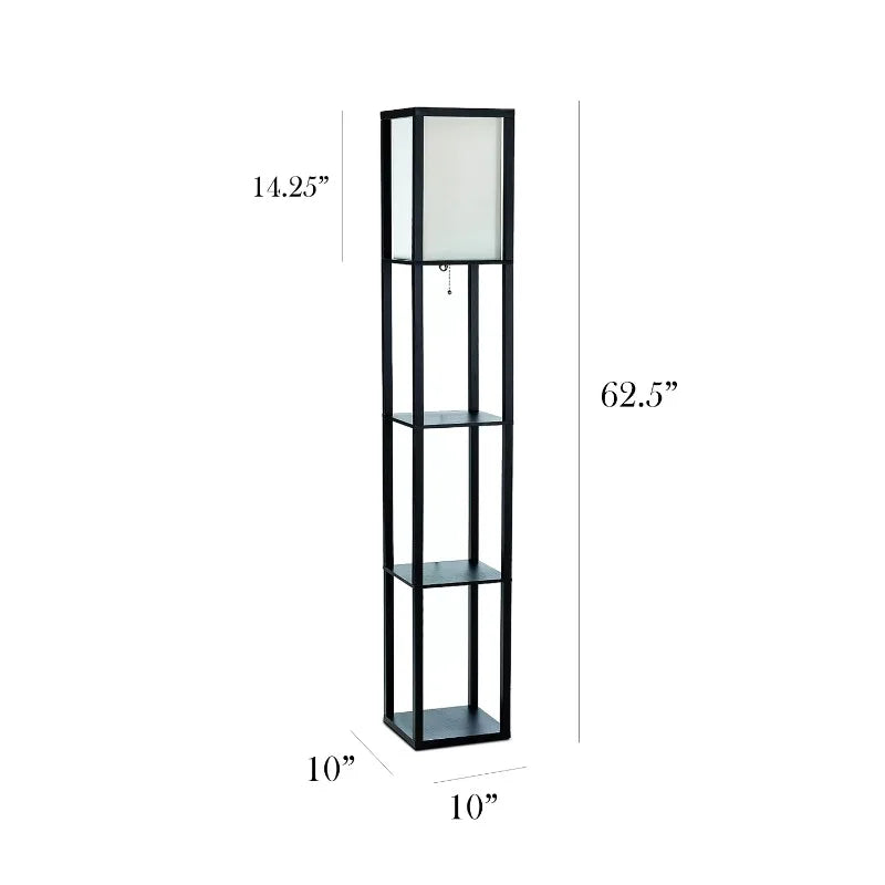 Floor Lamp with Storage Shelf