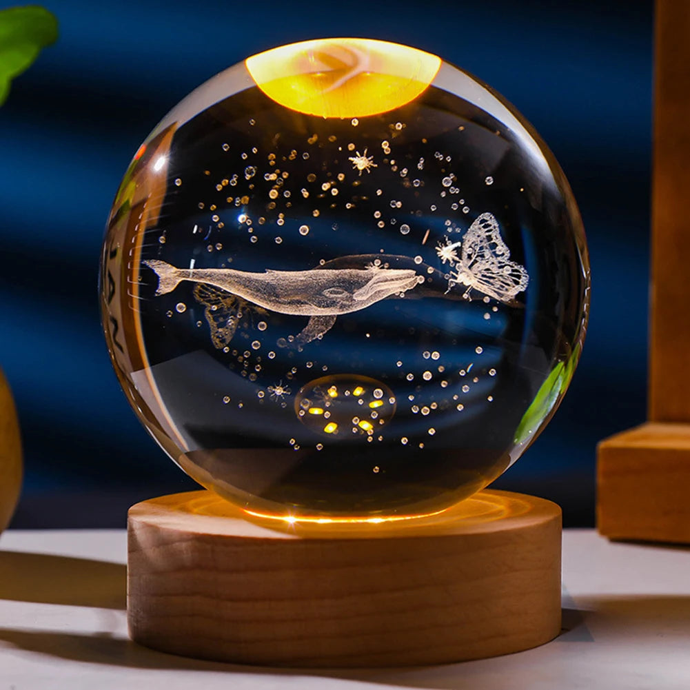 Glowing Crystal Ball Night Light