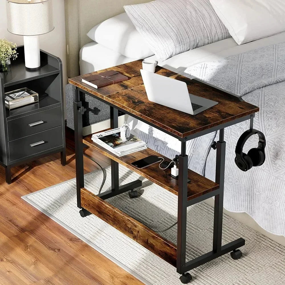 Laptop Desk with Charging Station